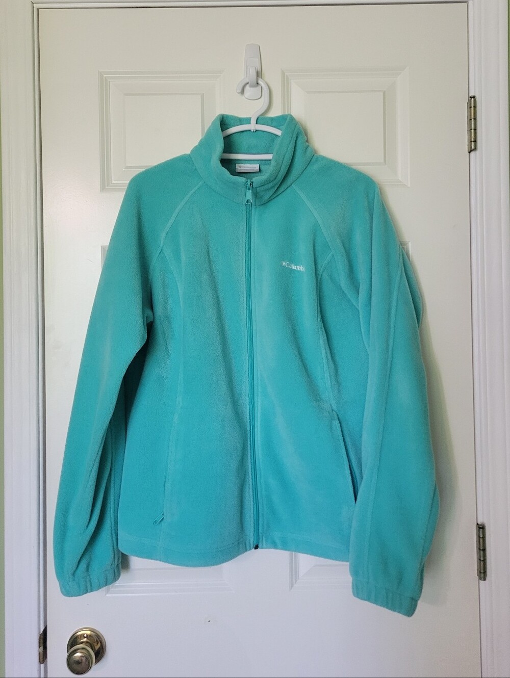 Columbia Women's Teal Full-Zip Fleece Jacket